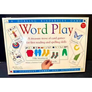 Vintage Word Play Game - EUC - COMPLETE - Dorling Kindersley - 1994 reading